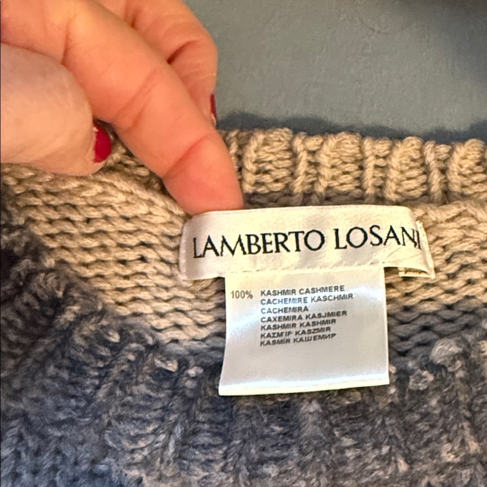Gray Cashmere Sweater